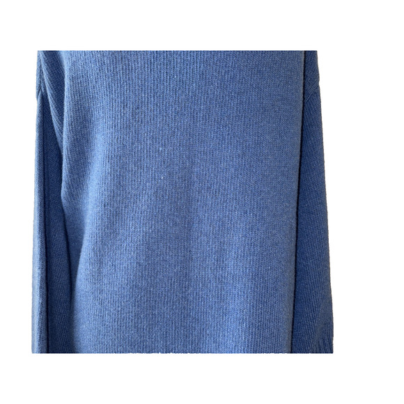 Nobili Vanessa Blue Recycled Cashmere Sweater In GRAFFITE Size L - Picture 10 of 13